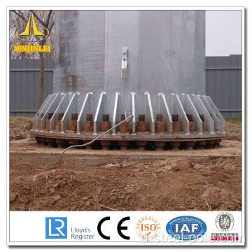 Octange Galvanized Transmission Steel Pole